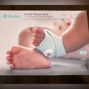 Owlet Dream Sock in Light Blue